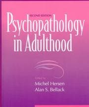 Tapa de Psychopathology in Adulthood