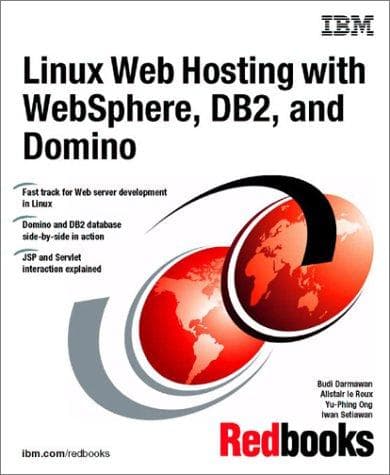 Tapa de Linux Web hosting with WebSphere, DB2, and Domino