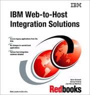 Tapa de IBM web-to-host integration solutions
