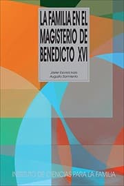 Tapa de La familia en el magisterio de Benedicto XVI