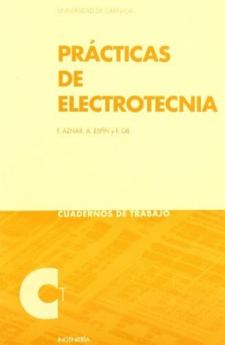 Tapa de Prácticas de electrotecnia