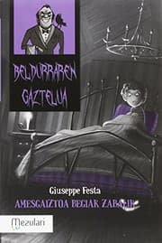 Tapa de Beldurren gaztelua. Amesgaiztoa begiak zabaliz