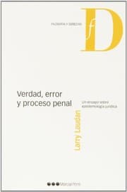 Tapa de Verdad, error y proceso penal