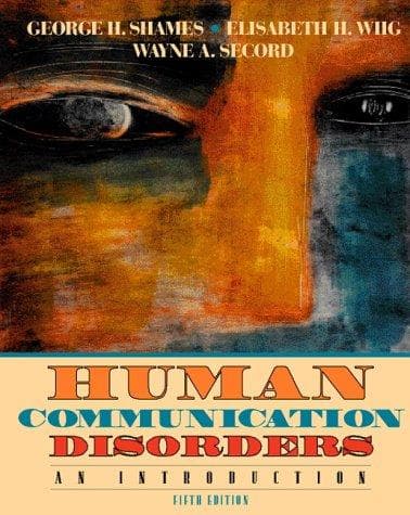 Tapa de Human communication disorders