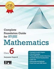 Tapa de Complete Foundation Guide for IIT-JEE Mathematics Class-6