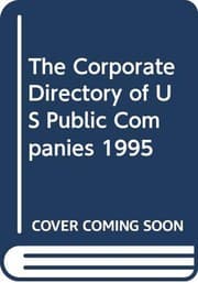 Tapa de The Corporate Directory of US Public Companies