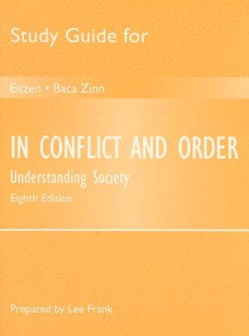 Tapa de Study Guide for in Conflict and Order