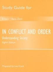 Tapa de Study Guide for in Conflict and Order