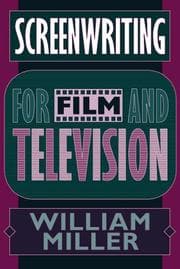 Tapa de Screenwriting for film and television
