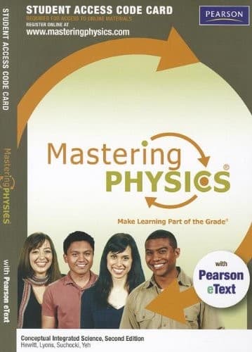 Tapa de MasteringPhysics(R) with Pearson EText -- Standalone Access Card -- for Conceptual Integrated Science