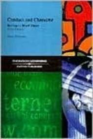 Tapa de Conduct And Character