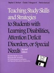 Tapa de Teaching study skills and strategies to students with learning disabilities, attention deficit disorders, or special needs