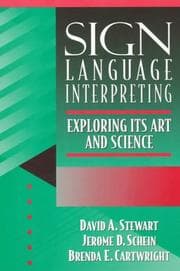 Tapa de Sign language interpreting