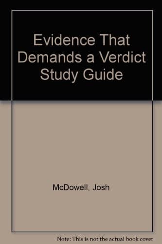 Tapa de Evidence That Demands a Verdict Study Guide