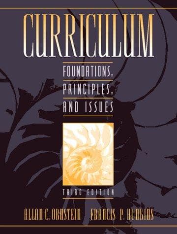 Tapa de Curriculum--foundations, principles, and issues