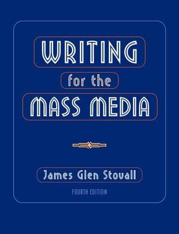 Tapa de Writing for the mass media