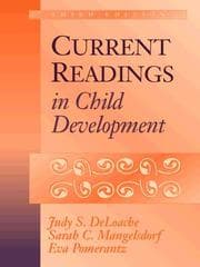 Tapa de Current readings in child development