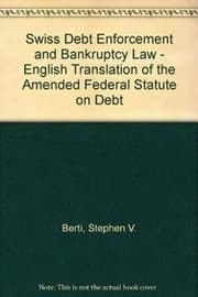 Tapa de Swiss debt enforcement and bankruptcy law