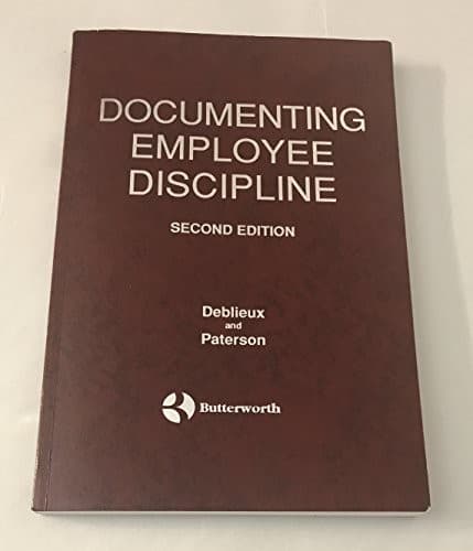Tapa de Documenting employee discipline