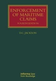 Tapa de Enforcement of Maritime Claims