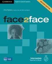 Tapa de face2face for Spanish Speakers Pre-intermediate Teacher's Book with DVD-ROM