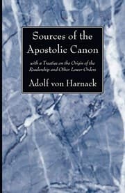 Tapa de Sources of the Apostolic Canon