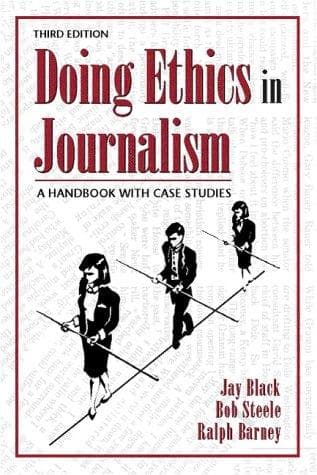 Tapa de Doing ethics in journalism