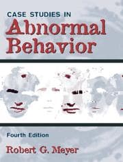 Tapa de Case studies in abnormal behavior