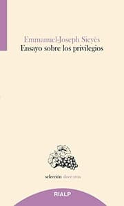 Tapa de Ensayo sobre los privilegios
