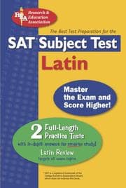 Tapa de The best test preparation for the SAT subject test, Latin