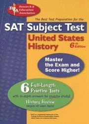 Tapa de SAT History (REA) -- The Best Test Prep for (SAT PSAT ACT (College Admission) Prep)