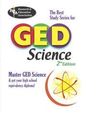 Tapa de GED Science (REA) -The Best Test Prep for the GED
