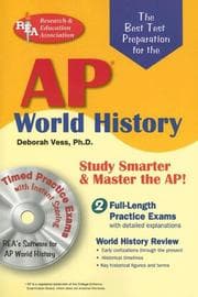 Tapa de Best Test Preparation for the AP World History Exam