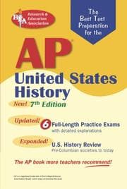 Tapa de AP United States History (REA) - The Best Test Prep for the AP Exam