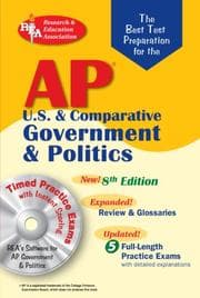 Tapa de The best test preparation for the AP U.S. & comparative government & politics exams