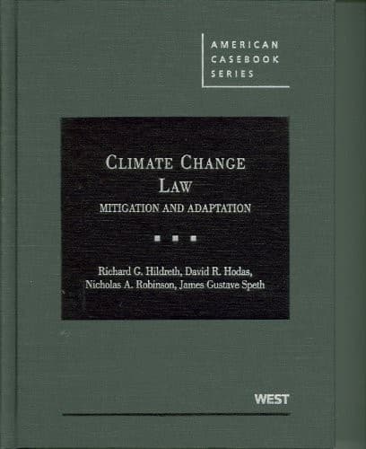 Tapa de Climate change law