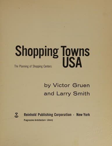Tapa de Shopping towns USA