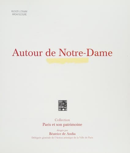 Tapa de Autour de Notre-Dame