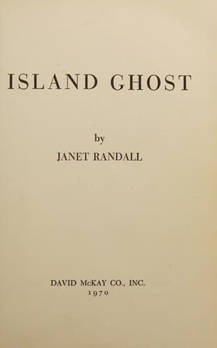 Tapa de Island ghost