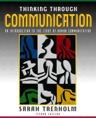 Tapa de Thinking through communication