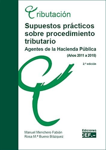 Tapa de Supuestos prácticos sobre procedimiento tributario