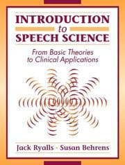 Tapa de Introduction to speech science