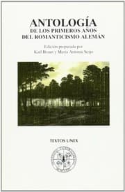 Tapa de Antología de los primeros años del romanticismo alemán
