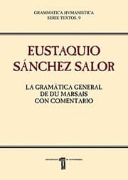Tapa de LA GRAMÁTICA GENERAL DE DU MARSAIS CON COMENTARIO