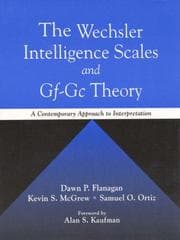 Tapa de The Wechsler intelligence scales and Gf-Gc theory