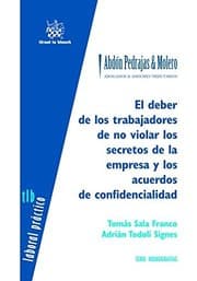 Tapa de El Deber de los Trabajadores de no Violar los Secretos de la Empresa y los Acuerdos de Confidencialidad