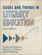 Tapa de Issues and trends in literacy education