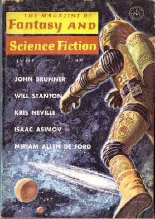 Tapa de The Magazine of Fantasy and Science Fiction, June 1962 (Volume 22, No. 6)