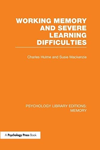 Tapa de Working Memory and Severe Learning Difficulties (PLE: Memory)