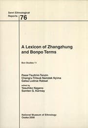 Tapa de A lexicon of Zhangzhung and Bonpo terms